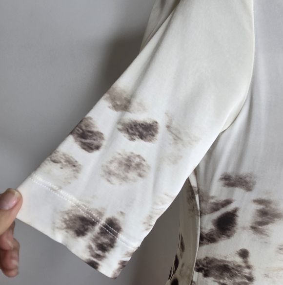 Just Cavalli By Roberto Cavalli Cream and Brown Patterned Fabric - Picture 8 of 11